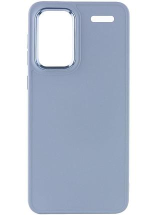 Tpu чохол bonbon metal style для xiaomi redmi note 13 pro+ блакитний / mist blue