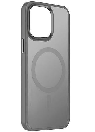 Чохол ummi colorful with magsafe для iphone 15 для телефону магнітна зарядка айфон 15 grey