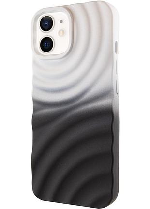 Чехол tpu colorwave для apple iphone 12 pro / 12 (6.1") white / black