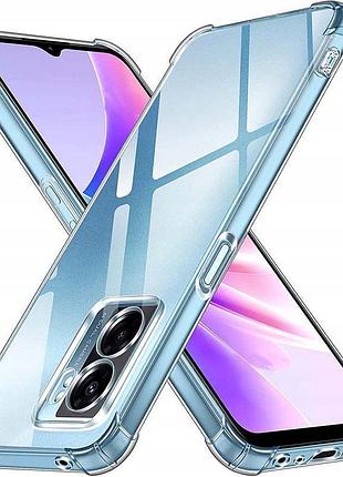 Tpu чохол getman ease logo посилені кути full camera для oppo a57s / a57 4g / a77s безбарвний (прозорий)
