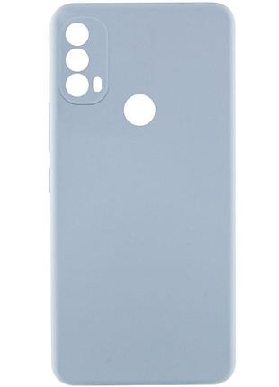Чехол silicone cover lakshmi full camera (aaa) для motorola moto e40 голубой / sweet blue