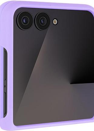 Чехол lakshmi foldables silicone cover (качество aaa) для motorola razr 50 ultra, защитный силиконовый кейс из двух частей для