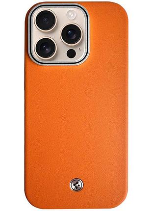 Чехол sgp pc+leather with magsafe для apple iphone 15 pro (6.1") brown