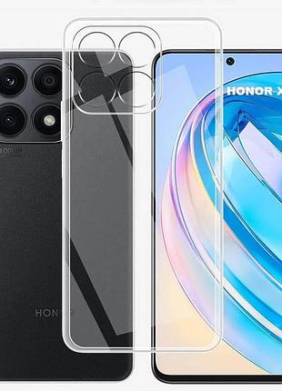 Tpu чохол epic transparent 1,5mm full camera для huawei honor x8a безбарвний (прозорий)