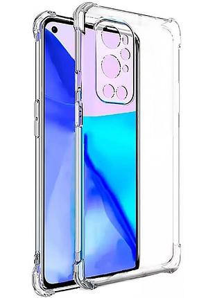 Tpu чехол getman ease logo усиленные углы full camera для oneplus 9 бесцветный (прозрачный)
