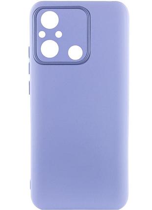 Чехол silicone cover lakshmi full camera (a) для xiaomi redmi 12c сиреневый / dasheen