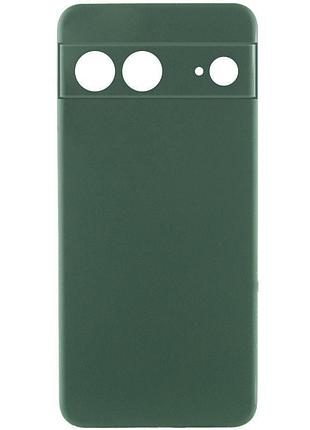 Чехол silicone cover ummi lakshmi full camera (aa) для google pixel 8 зеленый / dark green