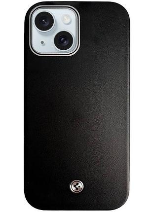 Чехол sgp pc+leather with magsafe для apple iphone 14 (6.1") black