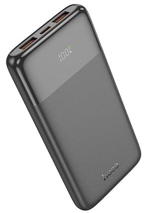 Портативний зп power bank hoco j121 fast 22.5w+pd20w 10000 mah black