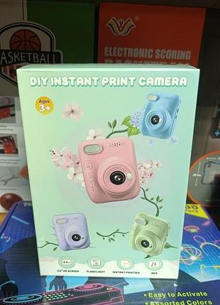 Дитячий цифровий фотоапарат diy instant print camera