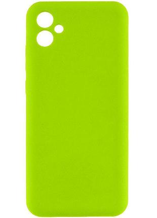 Чехол silicone cover ummi lakshmi full camera (aa) для samsung galaxy a06 салатовый / neon green
