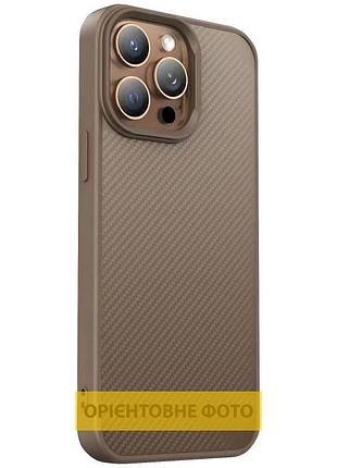 Чохол tpu carbon protective with magsafe для iphone 17 air (айфон 17 аїр) coffee