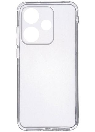 Чохол tpu transparent 1.5 мм із захистом камери для xiaomi redmi 13 4g / xiaomi poco m6 4g, прозорий захисний кейс безбарвний