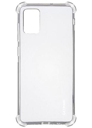 Tpu чохол getman ease logo посилені кути для samsung galaxy a51 безбарвний (прозорий)