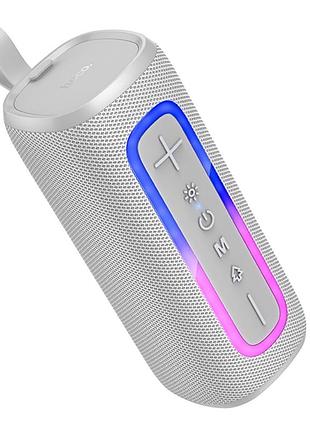 Портативна колонка hoco hc36 bluetooth v5.4 rgb led-підсвічування підтримка fm-радіо, tf-карта, usb-флешка, aux, функція tws (true