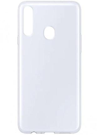 Чохол tpu transparent 1.5 мм із захистом камери для samsung galaxy a20s, прозорий захисний кейс безбарвний