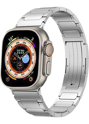 Ремешок bold clasp apple watch 42/apple watch 44/apple watch 49mm silver (37196_3610681)