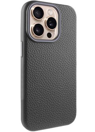 Чохол syndee magsafe для iphone 13 pro (айфон 13 про) black / gray