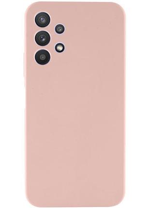 Чехол silicone cover lakshmi full camera (aaa) для samsung galaxy a32 4g розовый / pink sand