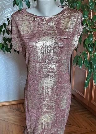 Шикарное бордовое золотистое платье, стрейч,бренд kivenst high fashion,размеры l,m,s.