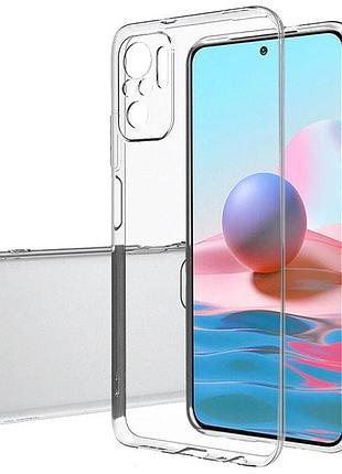 Tpu чехол epic transparent 1,5mm full camera для xiaomi redmi note 10 / note 10s бесцветный (прозрачный)