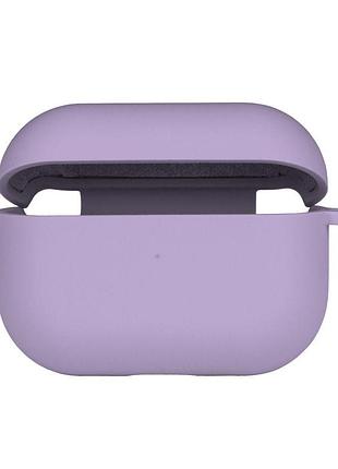 Чехол с микрофиброю silicone case airpods pro 2 elegant purple