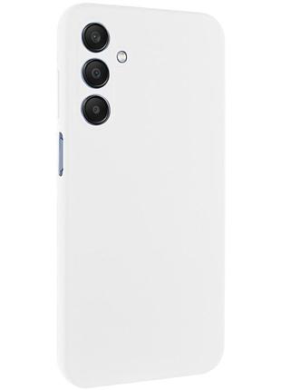 Чехол tpu getman liquid silk full camera для samsung galaxy a37 5g белый / white