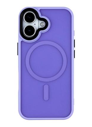 Чохол tpu pc матове покриття shadowmat magsafe для apple iphone17 elegant purple