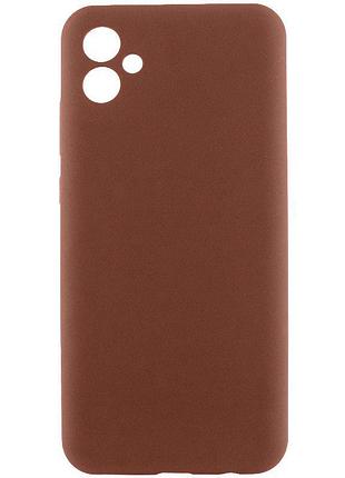 Чехол silicone cover ummi lakshmi full camera (aa) для samsung galaxy a06 коричневый / brown