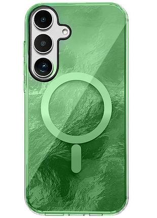 Яскравий чохол shiny mountain (блискуча гора) для samsung galaxy s26 з технологією magfit green
