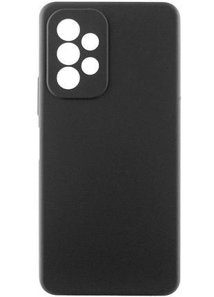 Чехол silicone cover lakshmi full camera (aaa) для samsung galaxy a23 4g черный / black
