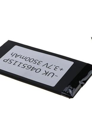 Акумуляторна батарея model: 0465115р universal aaa 3500mah rated voltage: 3.7v 121*63*3 тип контактів: дроти
