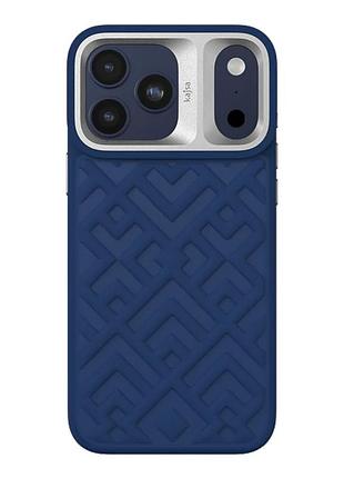 Чохол-накладка kajsa briquette collection rhombus для iphone17 pro blue b-ring