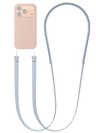 Шнурок crossbody straps light blue