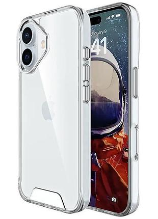 Чехол-накладка tpu space case apple iphone 16 plus transparent (35281_3345667)