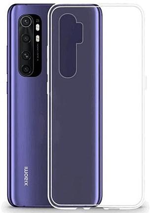 Tpu чехол epic transparent 1,5mm для xiaomi mi note 10 / note 10 pro / mi cc9 pro бесцветный (прозрачный)