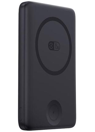Портативное зу power bank baseus enerfill ft11 magnetic pd27w с бзу+iwatch 10000mah (p1008210g123) cosmic black