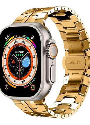 Ремешок metallic chain apple watch 49/apple watch 45/apple watch 44/apple watch 42mm gold (37194_3610669)
