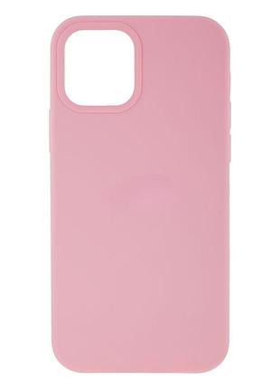 Чехол silicone case aa iphone 12/ iphone 12 pro chalk pink
