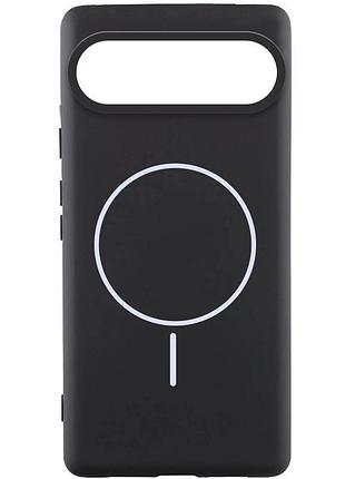 Чехол silicone cover lakshmi (aa) with magfit для google pixel 10 / 10 pro черный / black