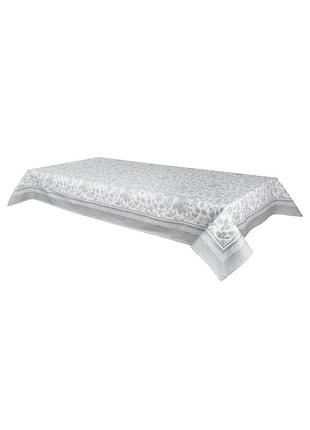 Скатертина жакардова jara 6, 120x160, прямокутна, класичний, без люрексу, 50% поліестер, 30% акрил, 20% бавовна, жакард