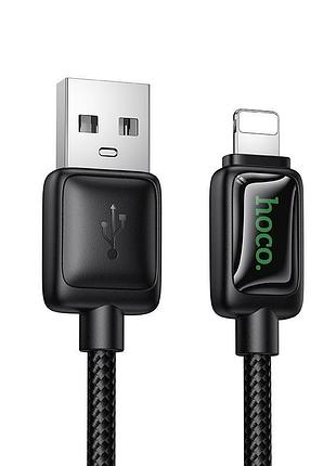 Дата кабель hoco u146 mundo usb to lightning 12w (1.2m) black