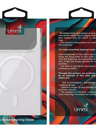 Чехол ummi transparent with magsafe для apple iphone 17 pro max (6.9") clear 2