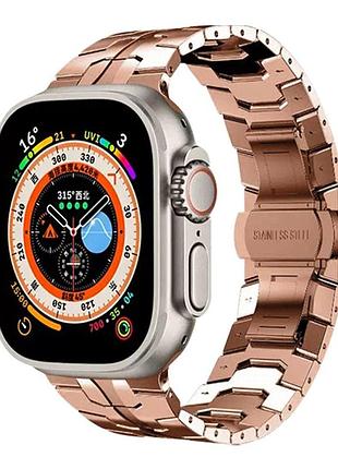 Ремешок metallic chain apple watch 49/apple watch 45/apple watch 44/apple watch 42mm rose gold (37194_3610670)