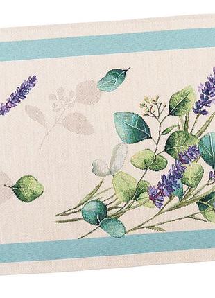 Серветка гобеленова dentata limaso, 33x45, прямокутна, квітковий, без люрексу, 60% поліестер, 24% бавовна, 16% акрил, гобелен