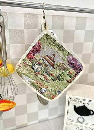 Прихватка кухонна гобеленова eden1178-pk20 limaso, 20x20, квадратна, повсякденний, без люрексу, 75% поліестер, 22% бавовна, 3%
