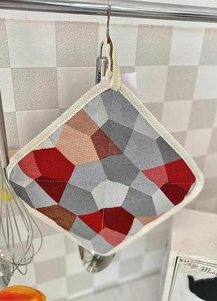 Прихватка кухонна гобеленова geo167-pk20 limaso, 20x20, квадратна, повсякденний, без люрексу, 75% поліестер, 22% бавовна, 3%