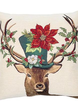 Наволочка гобеленова одностороння deer hat-nv limaso