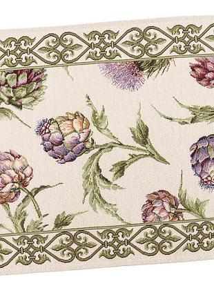Серветка гобеленова artichoke limaso, 33x45, прямокутна, квітковий, без люрексу, 60% поліестер, 24% бавовна, 16% акрил, гобелен