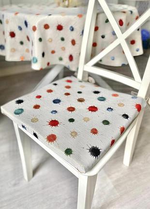 Подушка на стілець гобеленова eden850b limaso, 40x40, квадратна, повсякденний, без люрексу, 75% поліестер, 22% бавовна, 3% акрил,